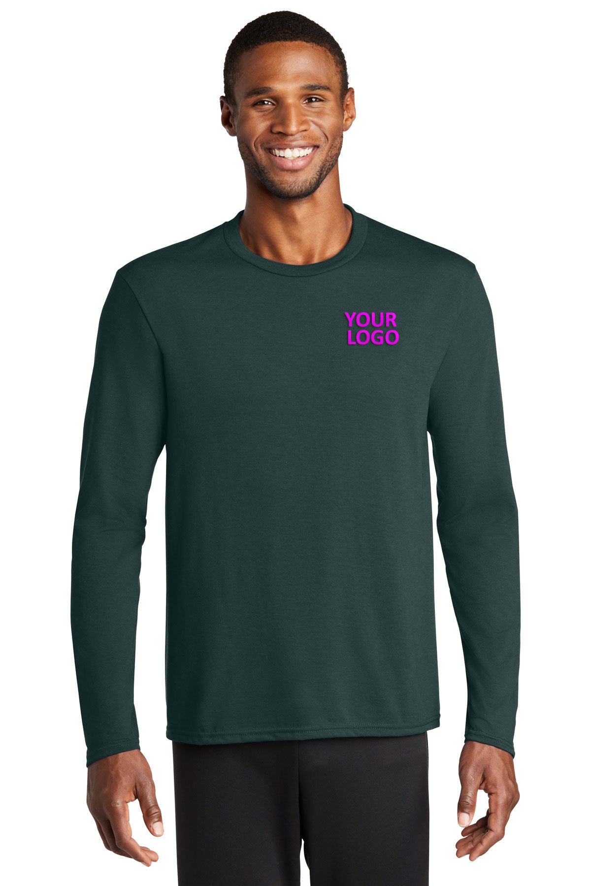 Port & Company Long Sleeve Performance Blend Tee