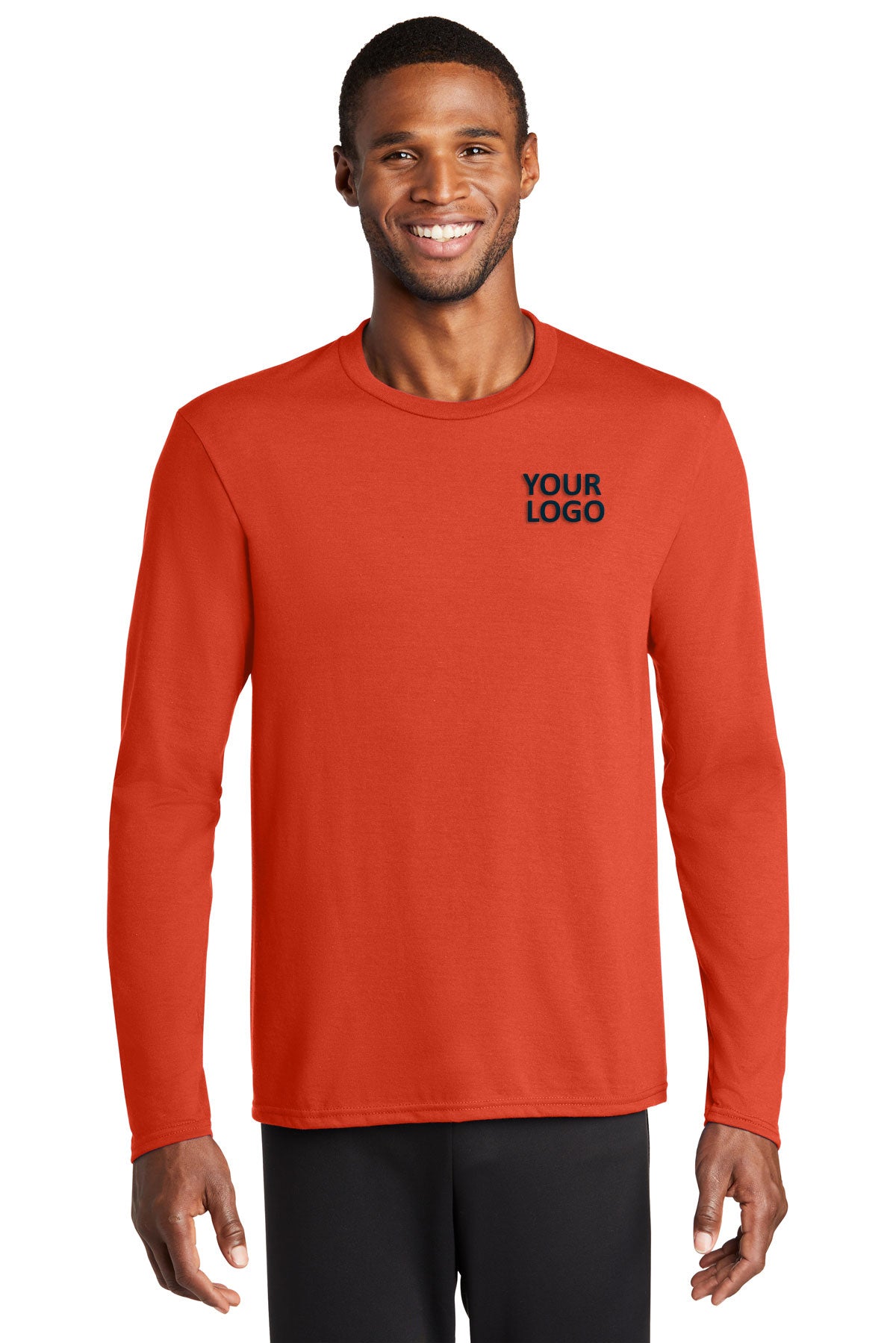 Port & Company Long Sleeve Performance Blend Tee