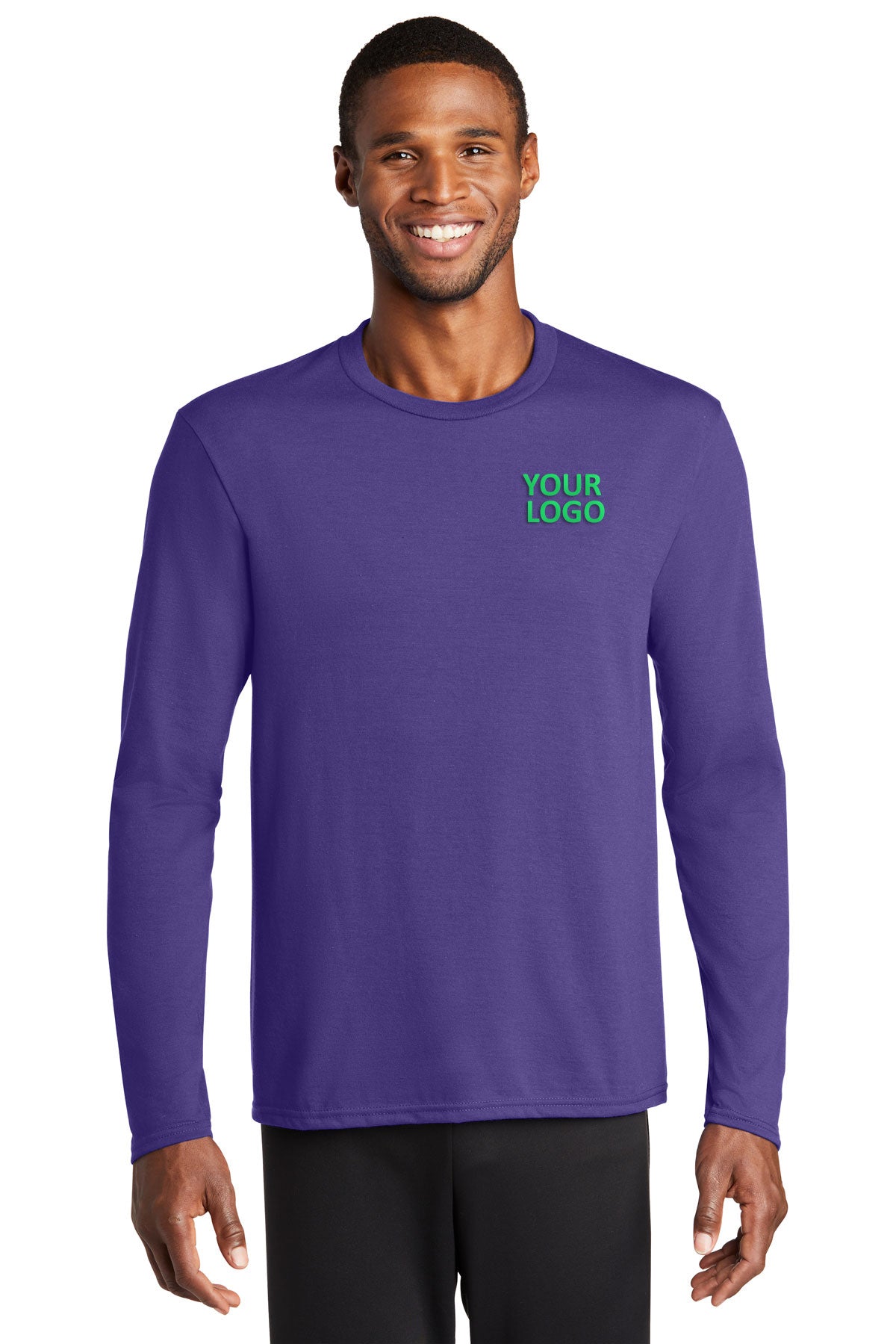 Port & Company Long Sleeve Performance Blend Tee