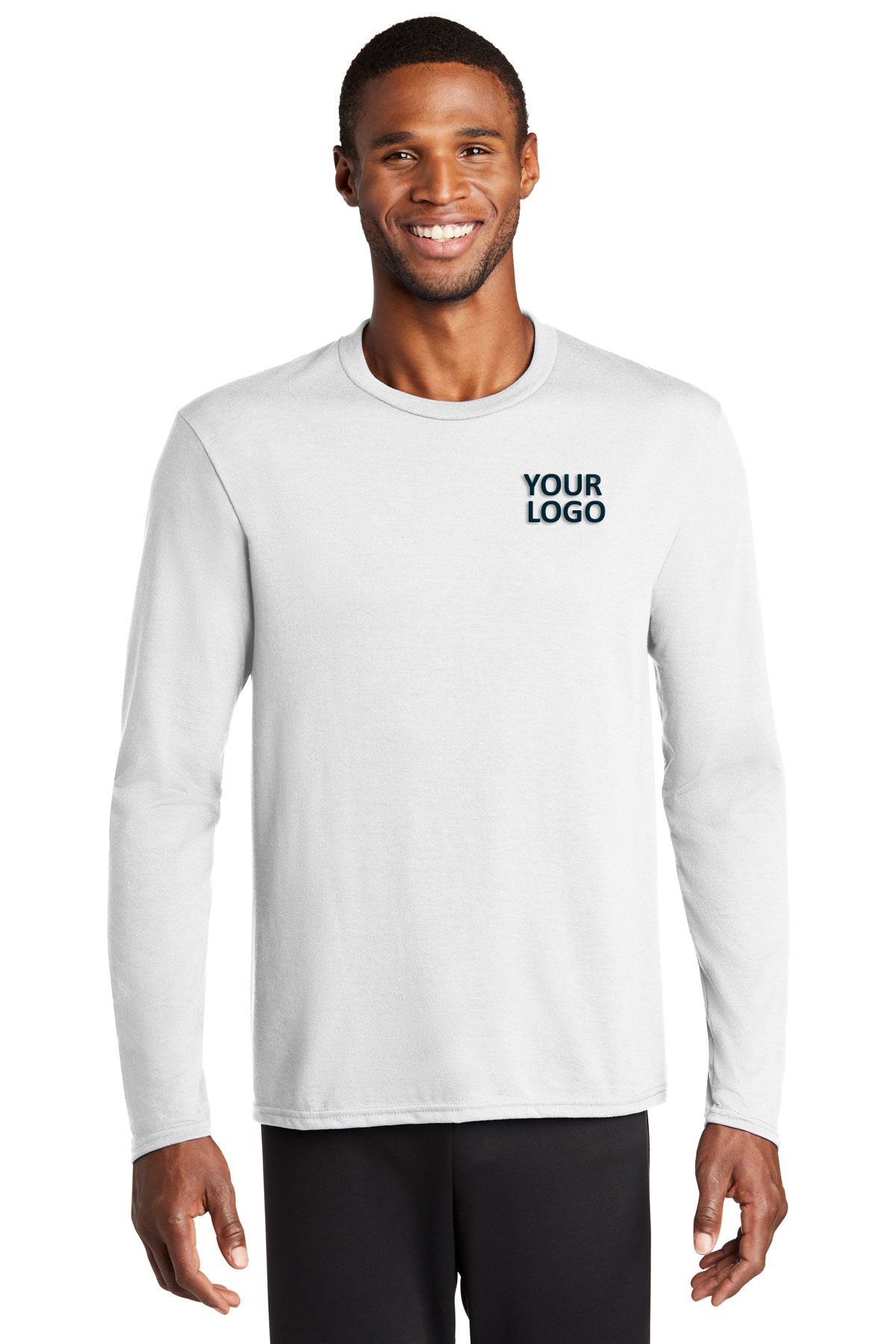 Port & Company Long Sleeve Performance Blend Tee
