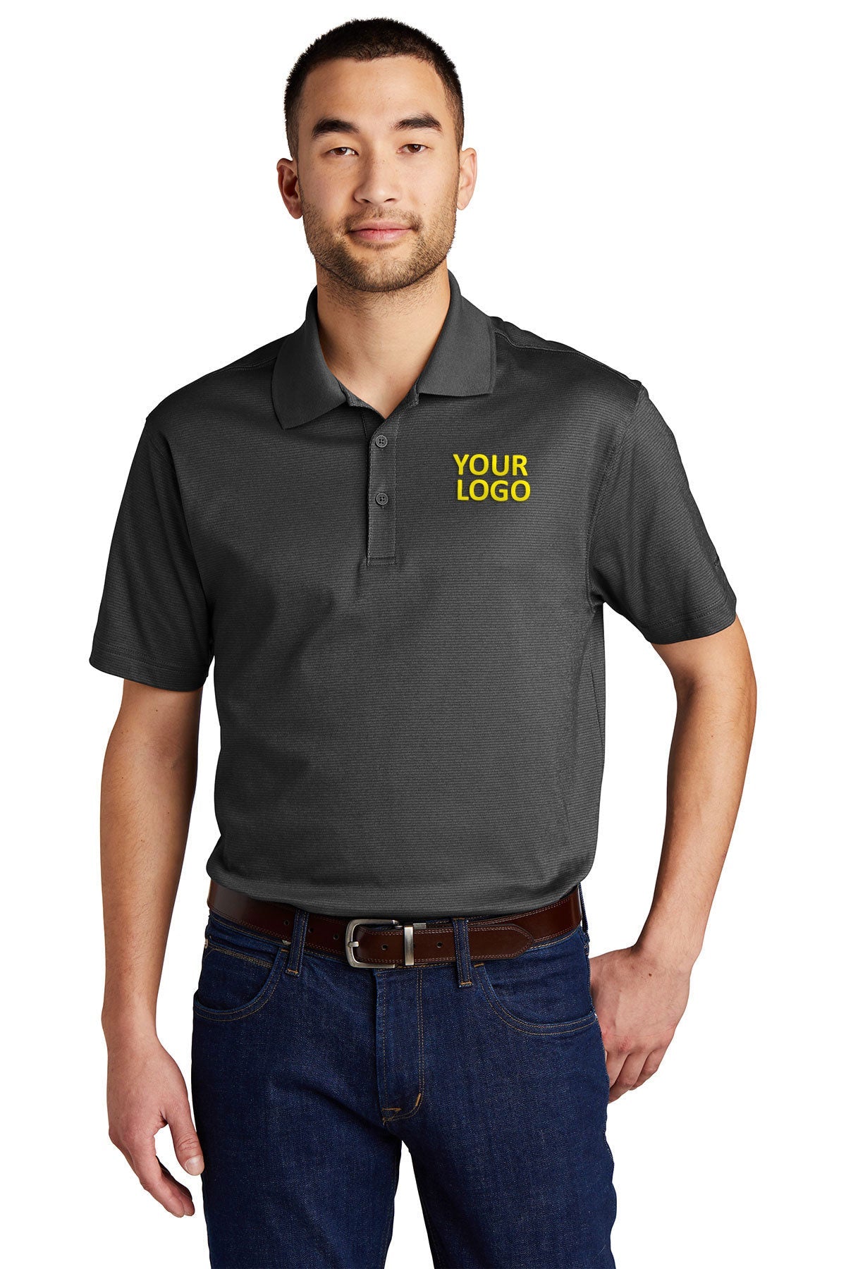 Eddie Bauer Black EB102 custom women's polo shirts