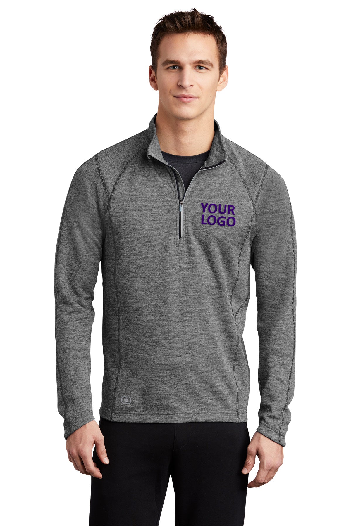 OGIO ENDURANCE Pursuit Custom Quarter Zips, Diesel Grey