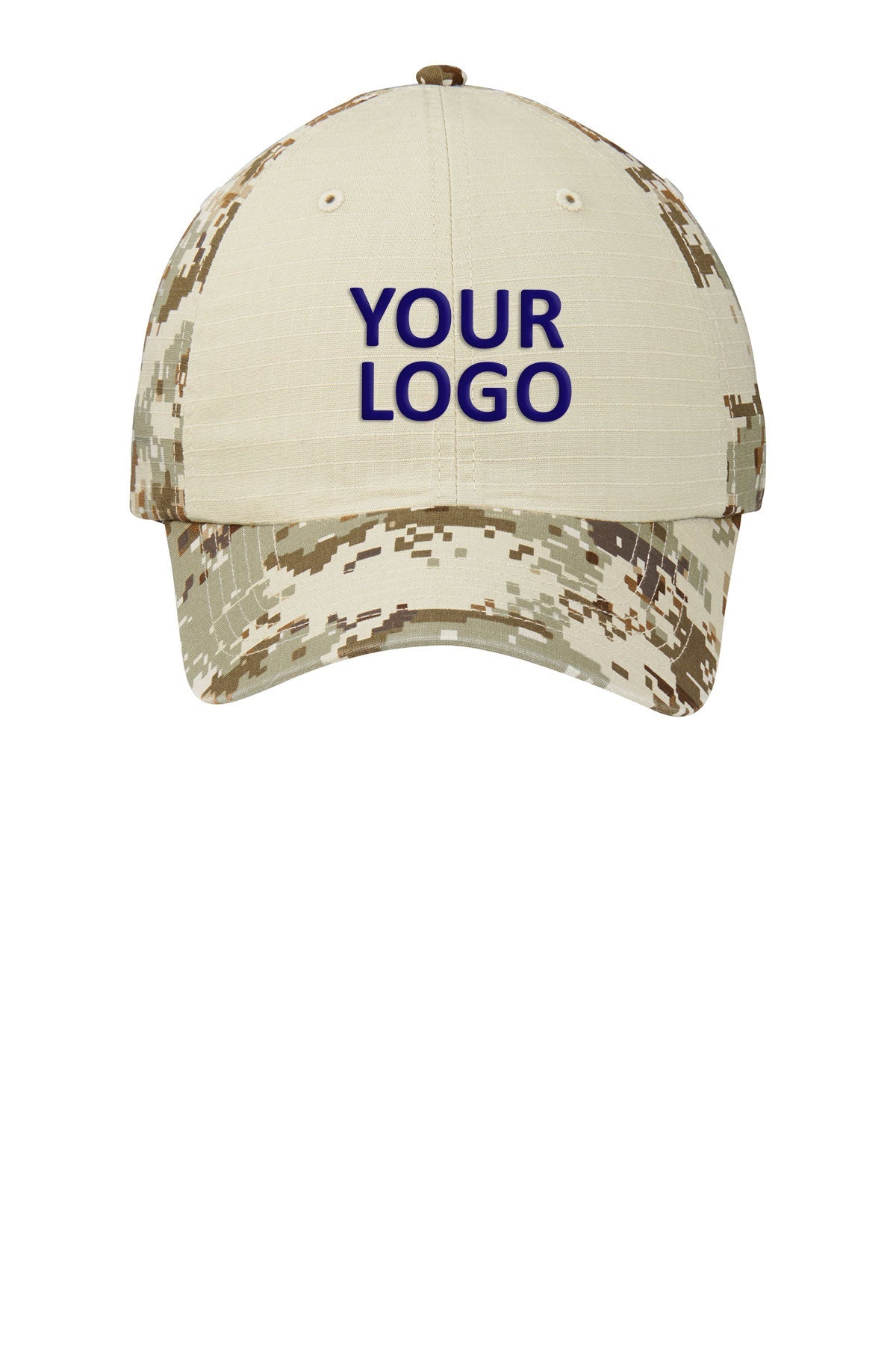 Port Authority Colorblock Digital Ripstop Camouflage Cap