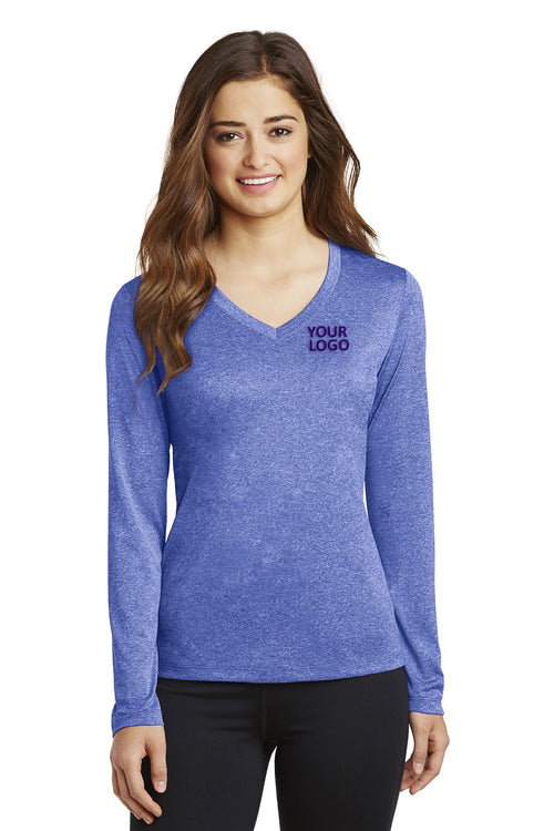 Sport-Tek Heather Contender Custom Polos, Cardinal Heather