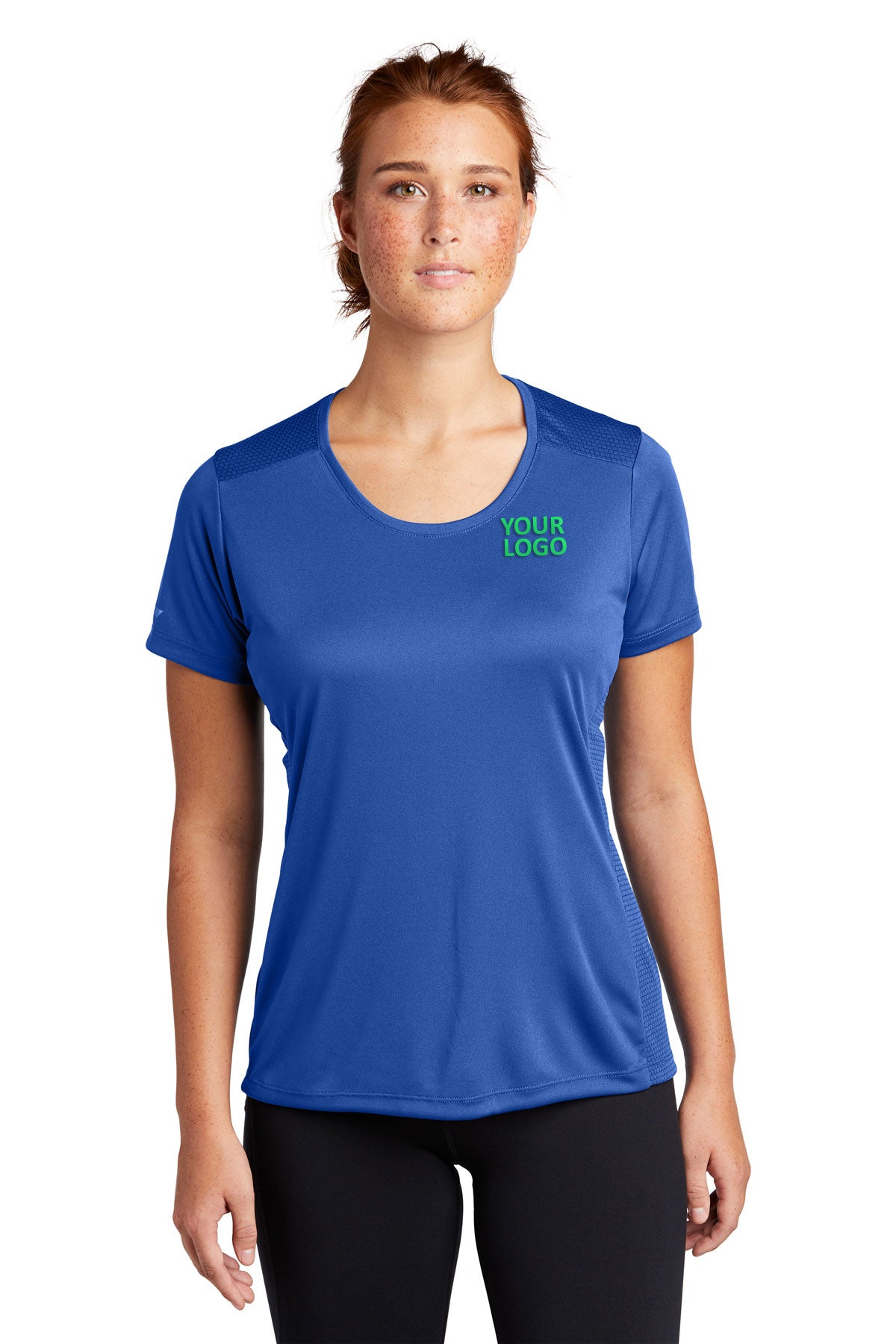 Sport-Tek Ladies PosiCharge Elevate Scoop Neck Tee