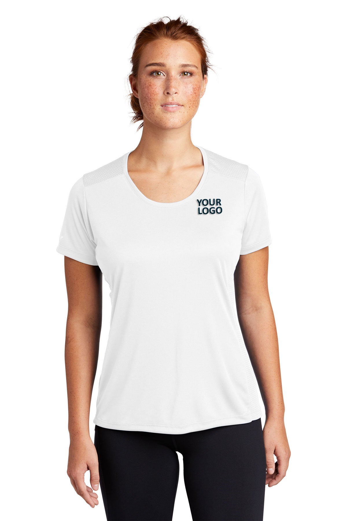 Sport-Tek Ladies PosiCharge Elevate Scoop Neck Tee