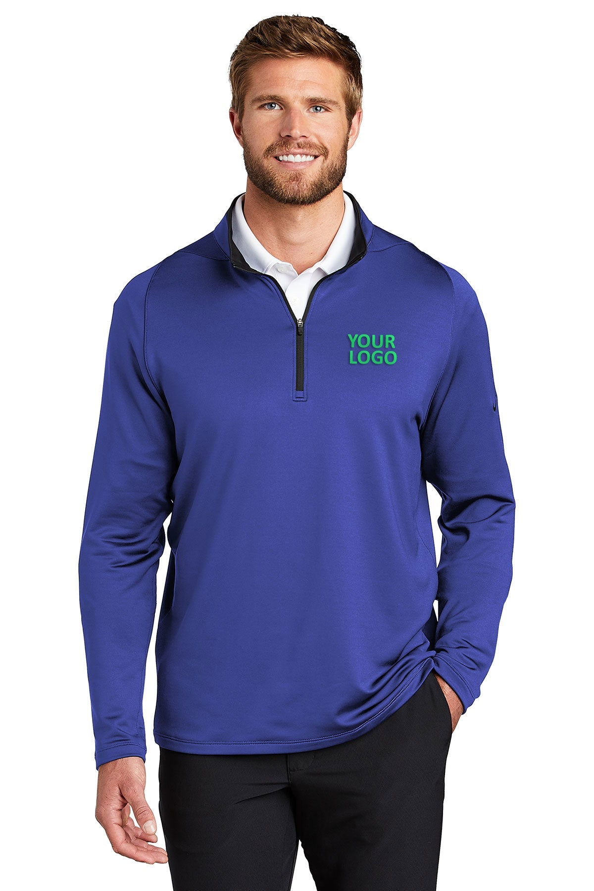 Nike Deep Royal Blue/ Black 779795 custom logo sweatshirts
