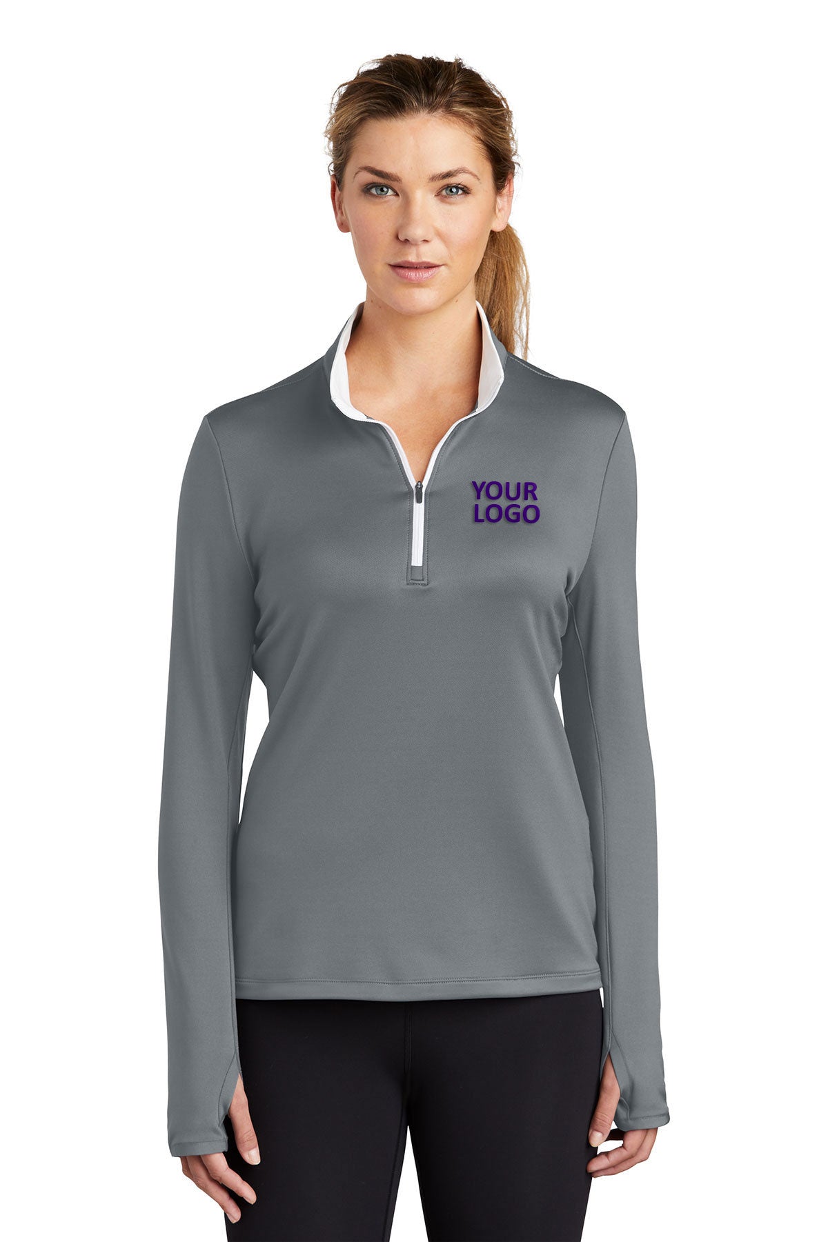 nike dark grey/ white 779796 custom dri fit sweatshirts