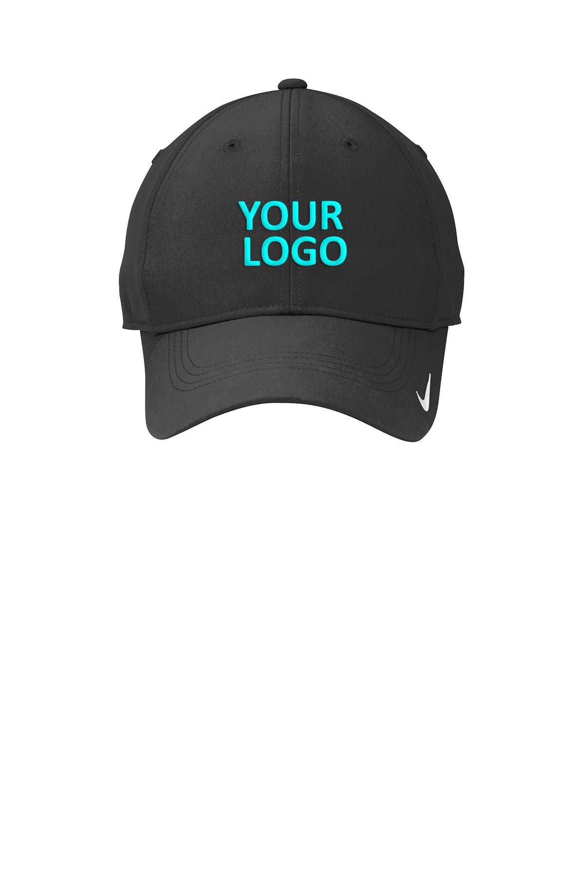 Nike Dri-FIT Legacy Custom Caps, Black/ Black