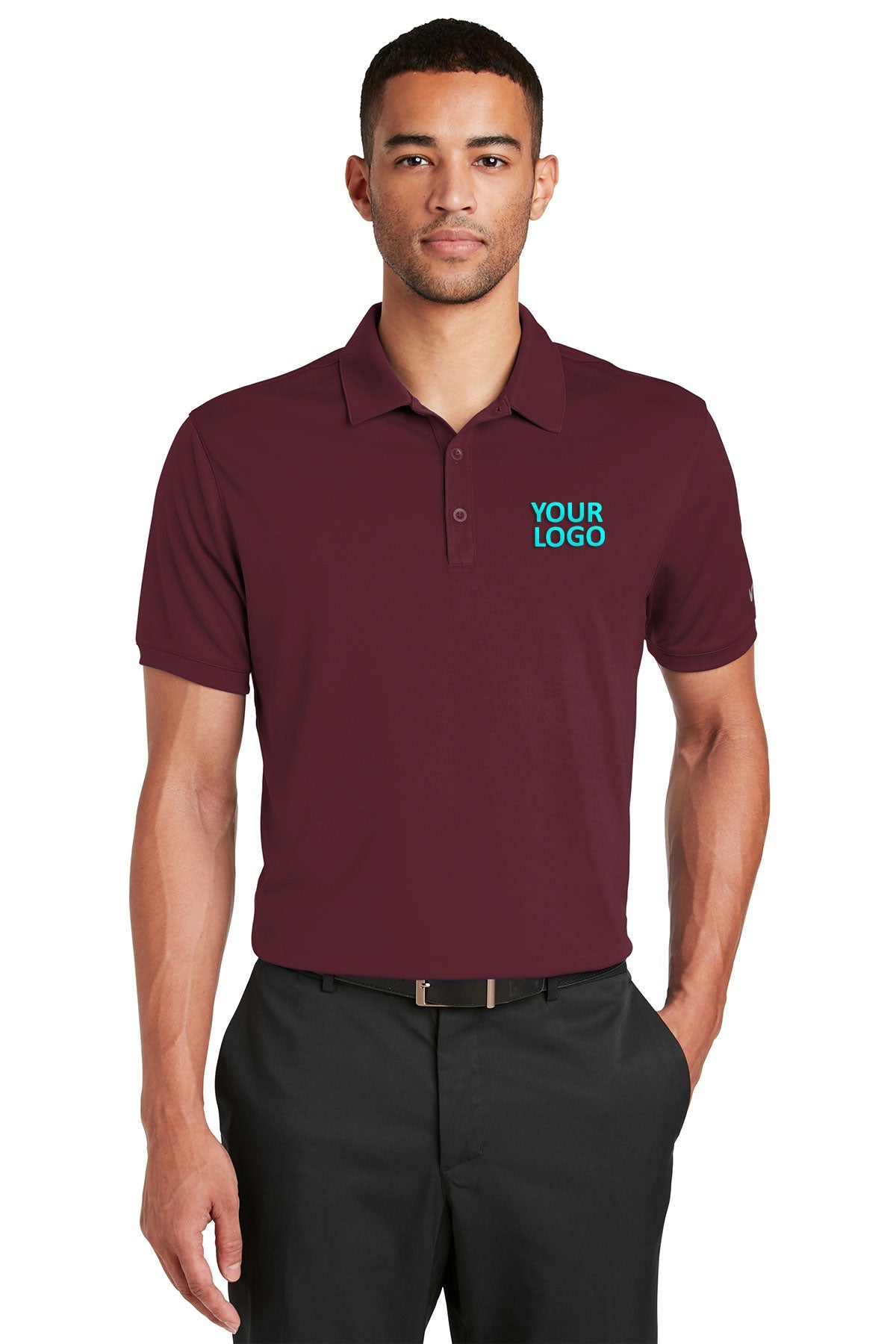 nike team red 799802 quality polo shirts with company logo