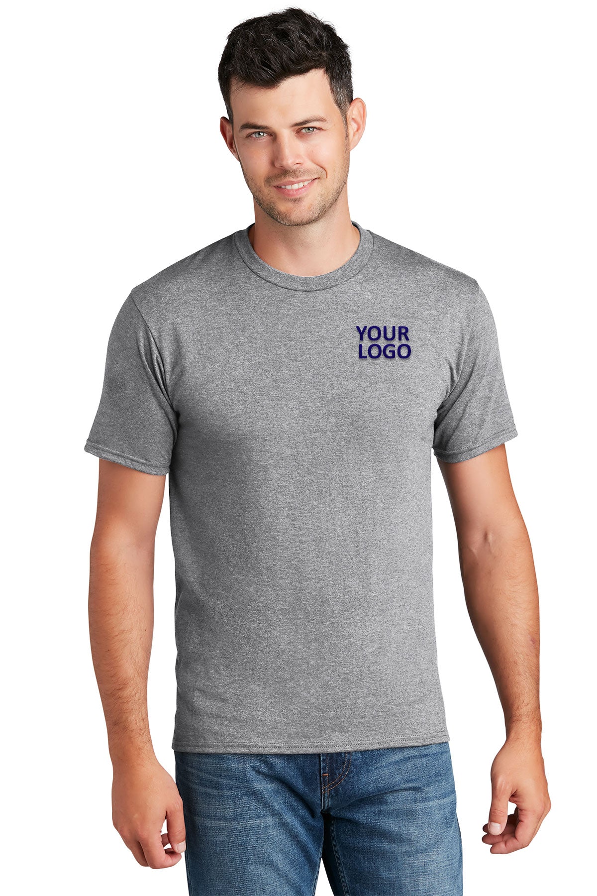 Port & Company Fan Branded Favorite Tee's, Athletic Heather