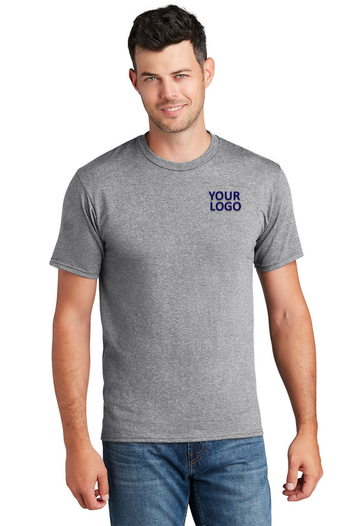 Port & Company Long Sleeve Fan Customized Favorite Tee's, Athletic Heather