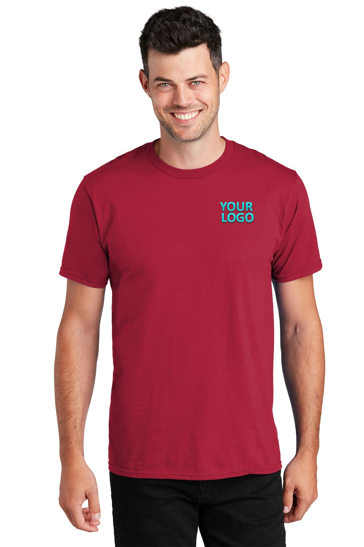 Port & Company Fan Branded Favorite Tee's, Cardinal Red
