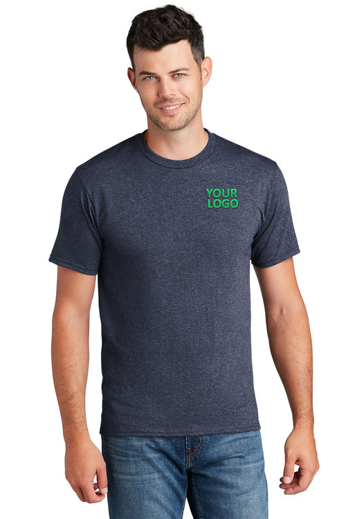 Port & Company Ladies Fan Branded Favorite Tee's, Heather Navy