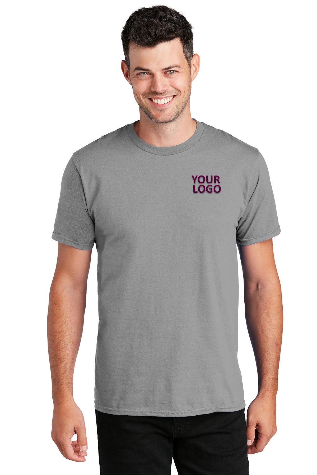 Port & Company Fan Custom Favorite Tee's, Medium Grey