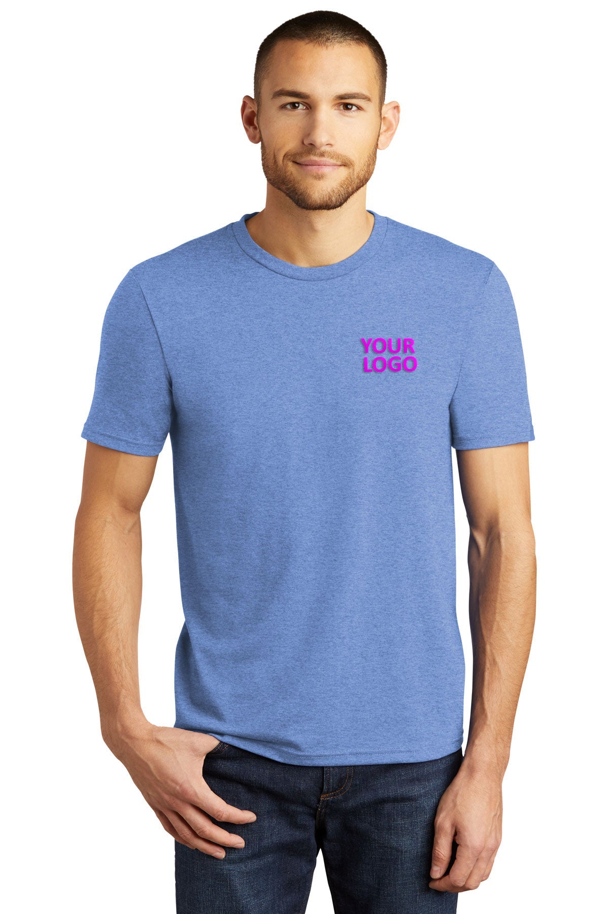 District Made Mens Perfect Tri Crew Tee