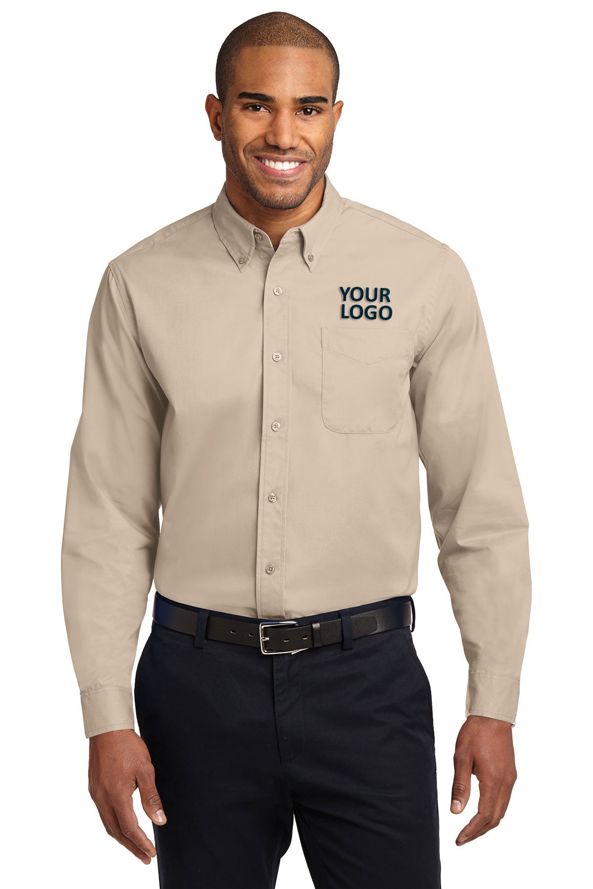 Port Authority Stone TLS608 embroidered work shirts