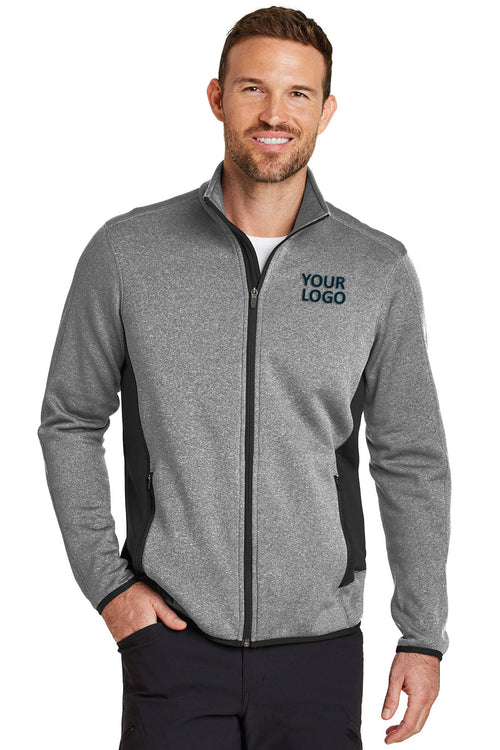 Eddie Bauer Ladies Custom Stretch Fleece Jackets, Grey Heather
