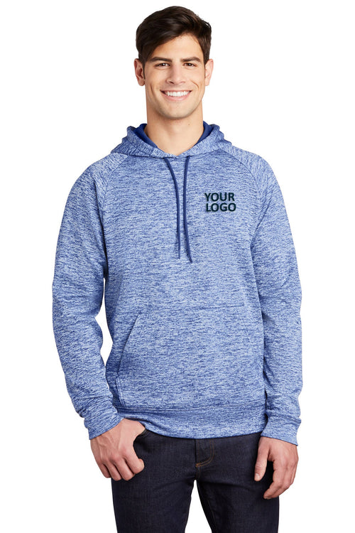 Sport-Tek PosiCharge Electric Heather Fleece Branded 1/4-Zip Pullovers, True Royal Electric