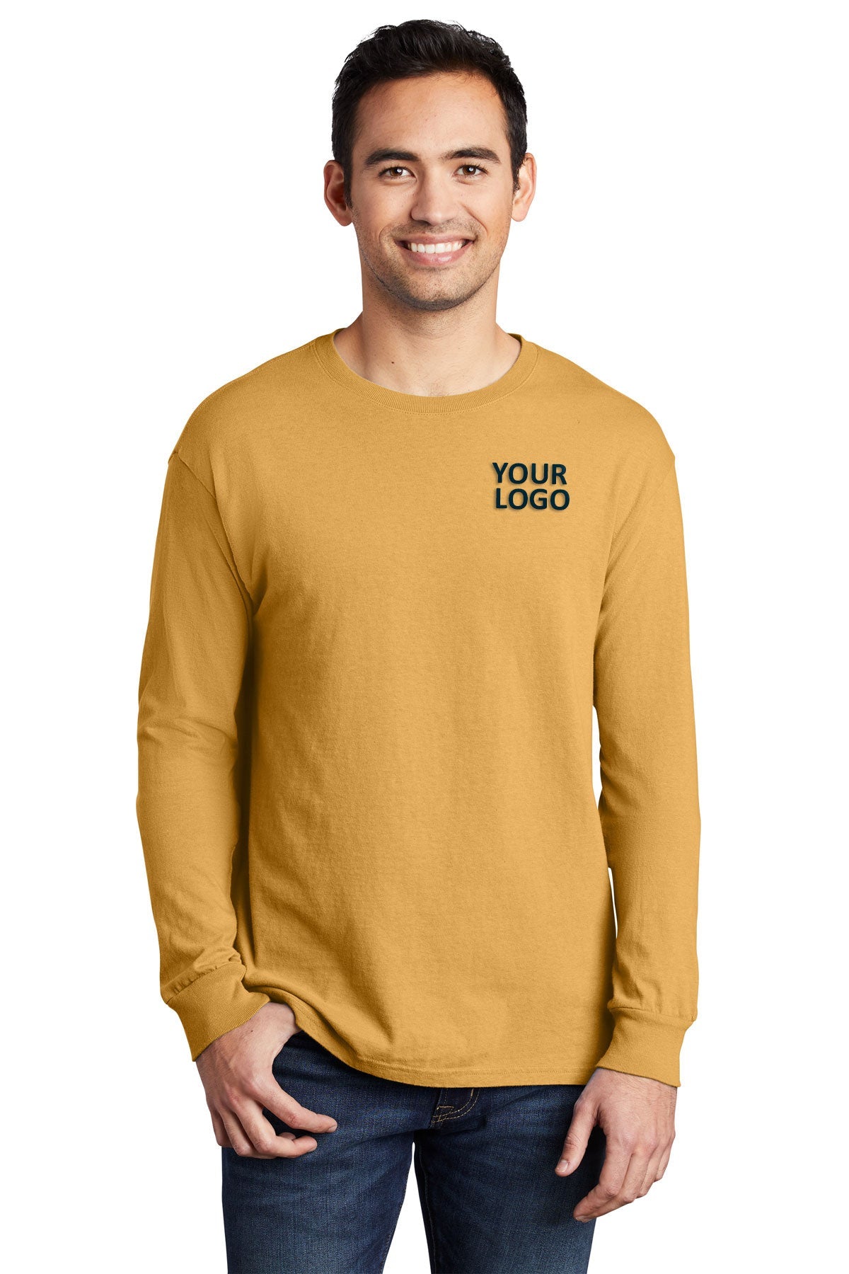 Port & Company Pigment-Dyed Long Sleeve Tee