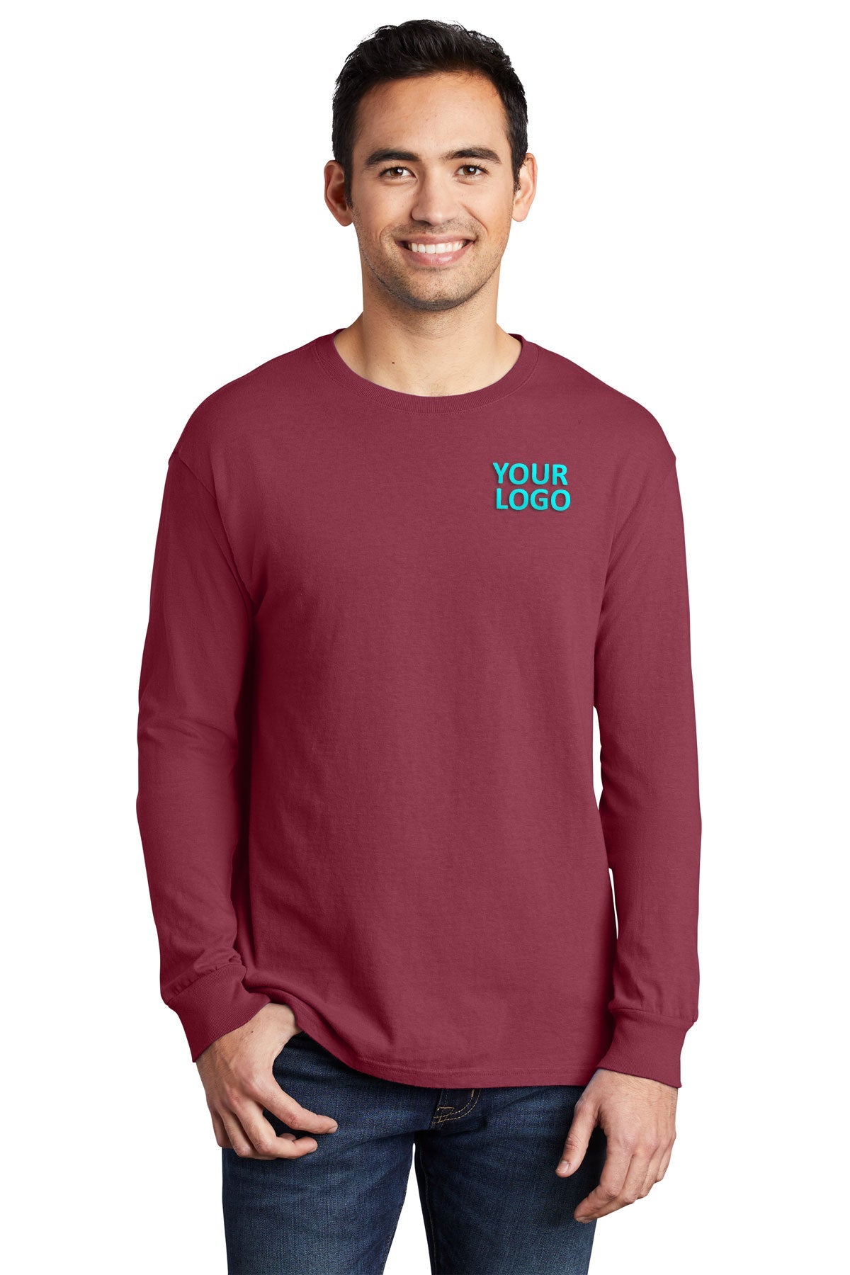 Port & Company Pigment-Dyed Long Sleeve Tee