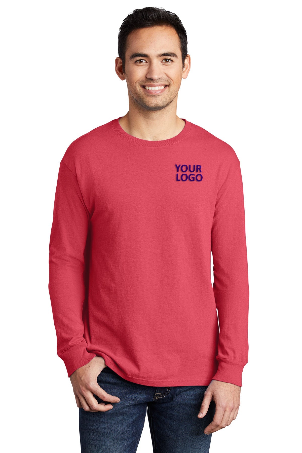 Port & Company Pigment-Dyed Long Sleeve Tee
