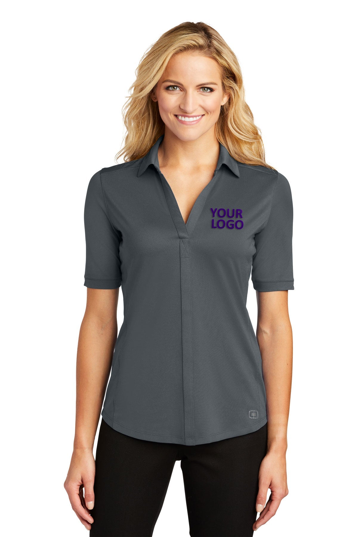 OGIO Diesel Grey LOG130 polo shirts company logos