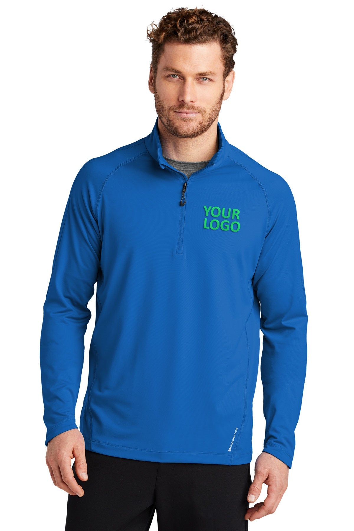 OGIO ENDURANCE Radius Custom Quarter Zips, Electric Blue