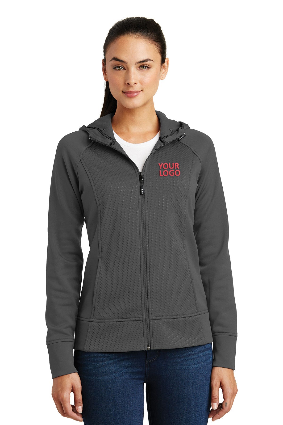 Sport-Tek Iron Grey LST295 custom sweatshirts for business