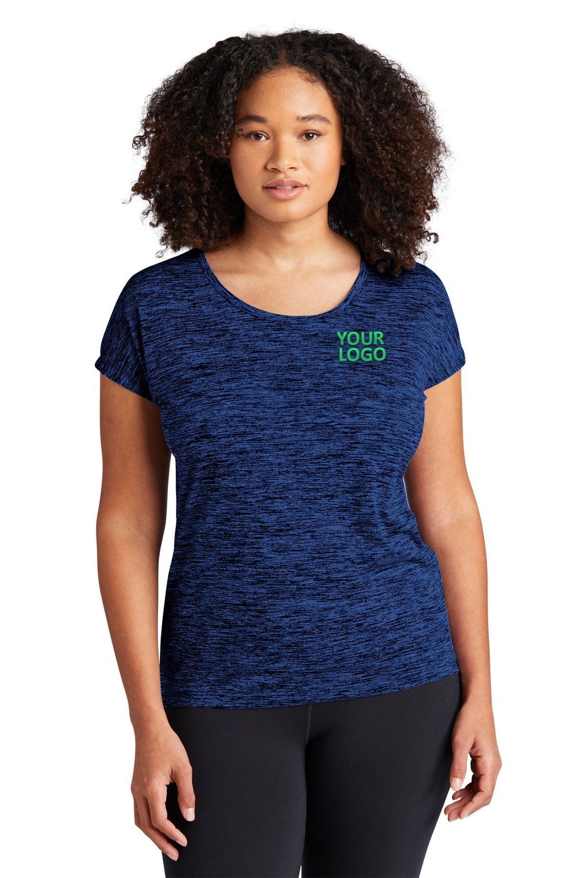 Sport-Tek Ladies PosiCharge Electric Heather Sporty Tee