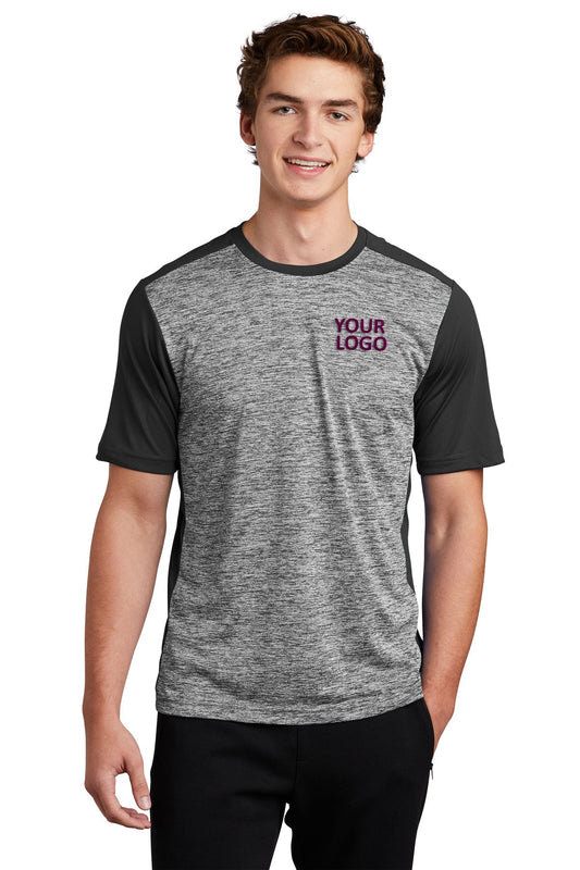 Sport-Tek PosiCharge Electric Heather Colorblock Tee
