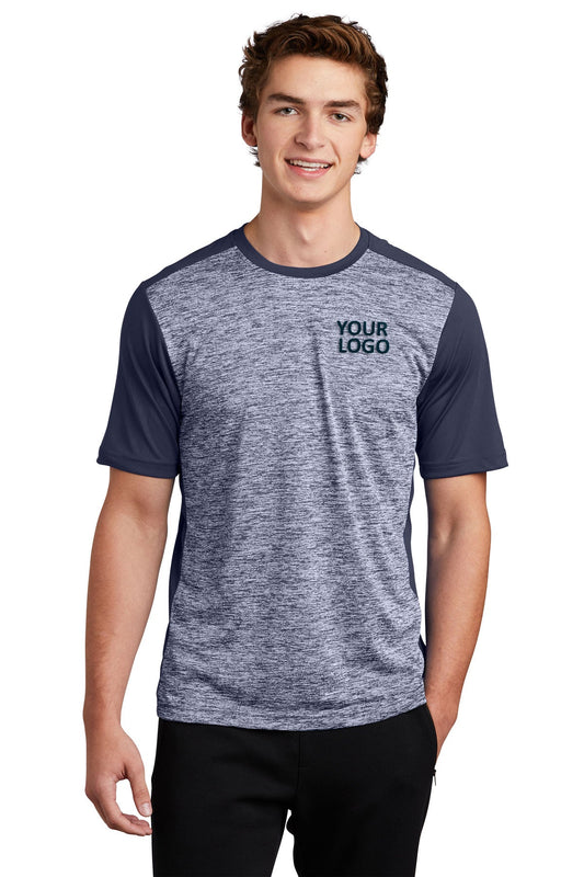 Sport-Tek PosiCharge Electric Heather Colorblock Tee