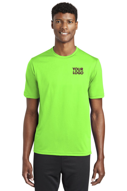 Sport-Tek Ladies PosiCharge Customized Tough Tee's, Neon Green