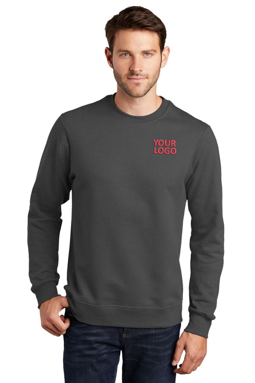 Port & Company Fan Favorite Fleece Custom Hoodies, Charcoal