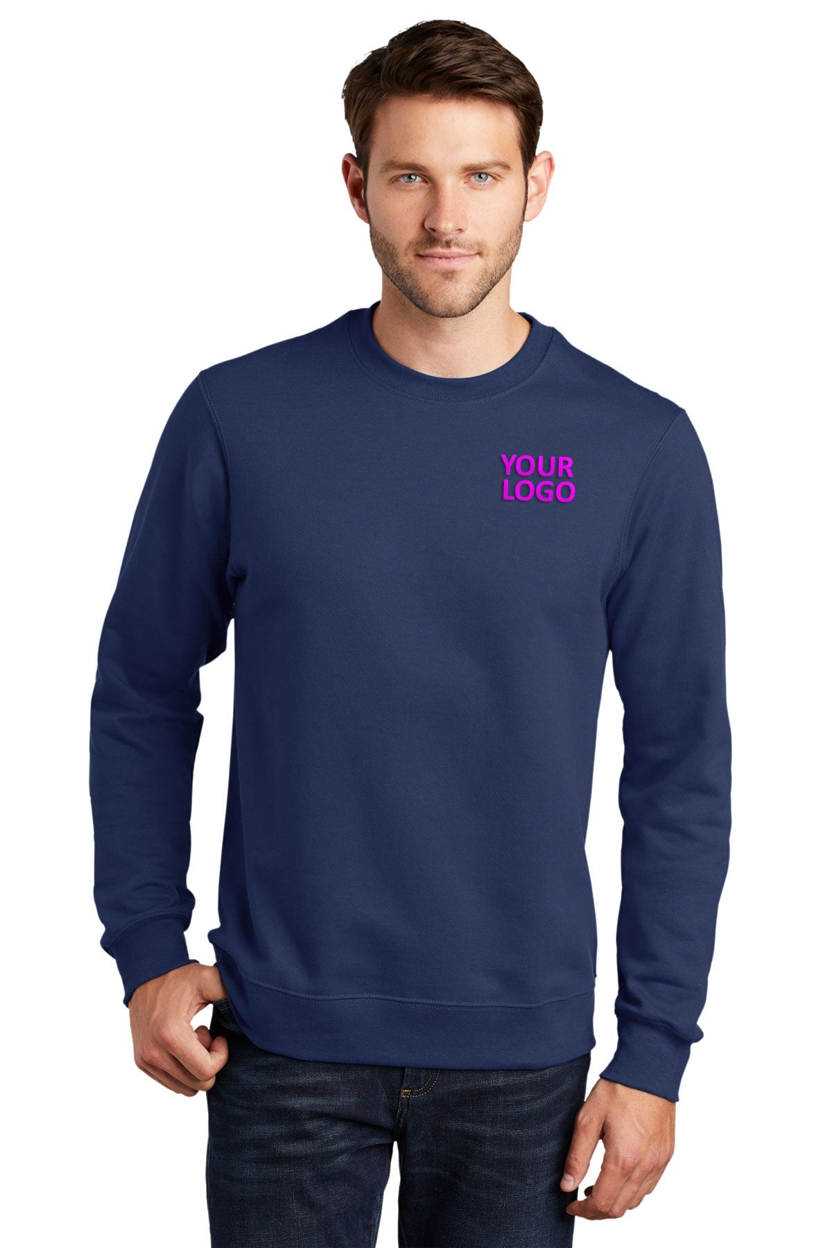 Port & Company Fan Favorite Fleece Custom Sweatshirts, Team Navy [Skurka Aerospace, Inc.]