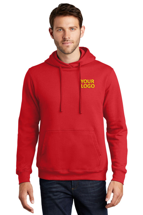 Port & Company Fan Favorite Fleece Branded Sweatshirts, Bright Red