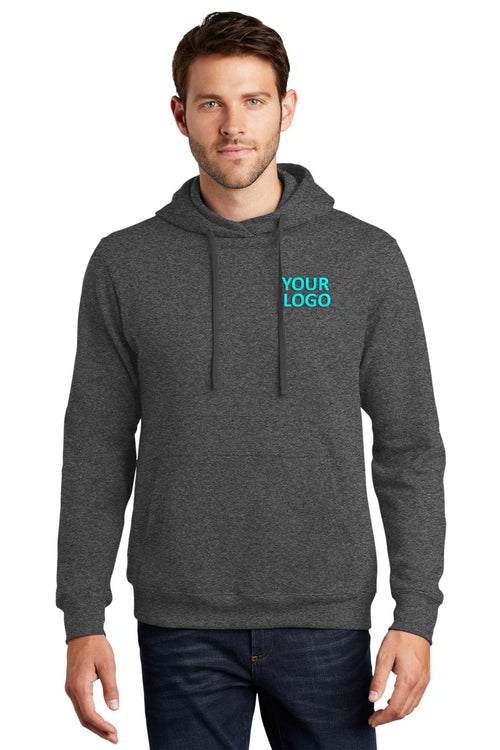 Port & Company Fan Favorite Fleece Customized Sweatshirts, Dark Heather Grey