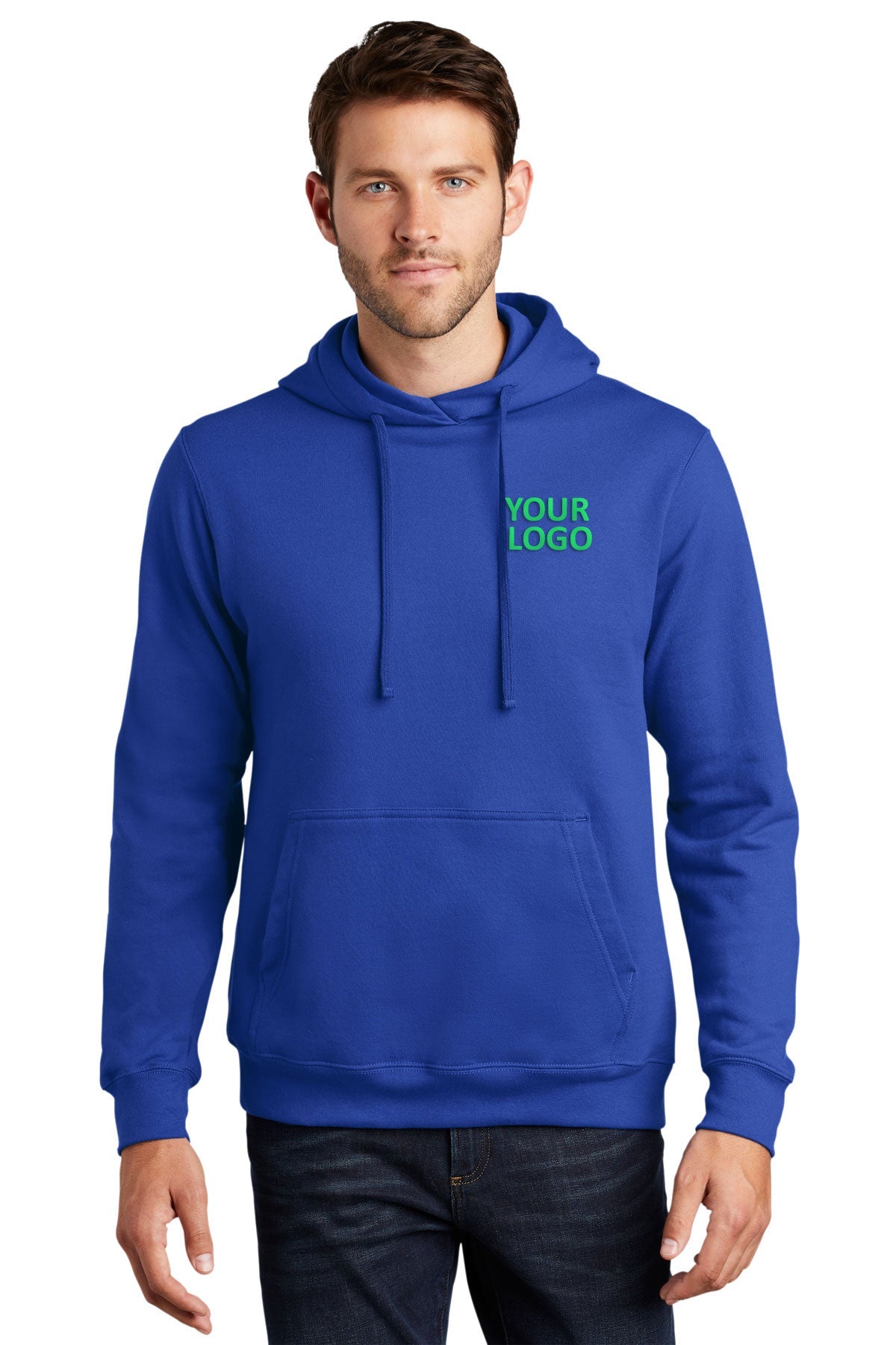 port & company true royal pc850h custom sweatshirts with logo