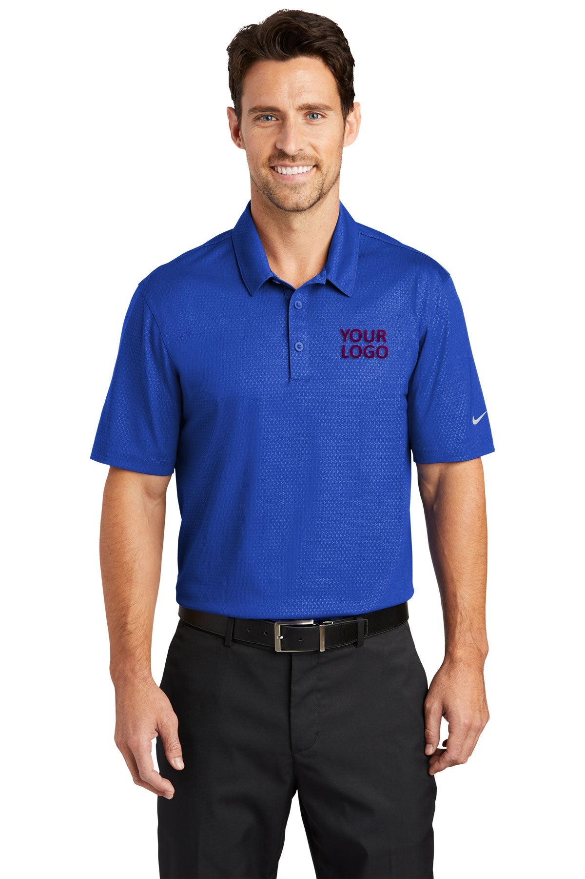 nike old royal 838964 custom polo shirts with logo