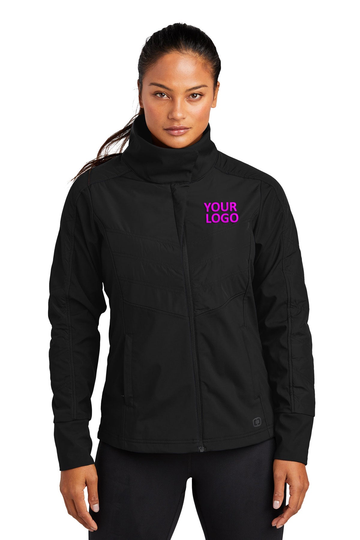 OGIO Endurance Blacktop LOE722 company logo jackets