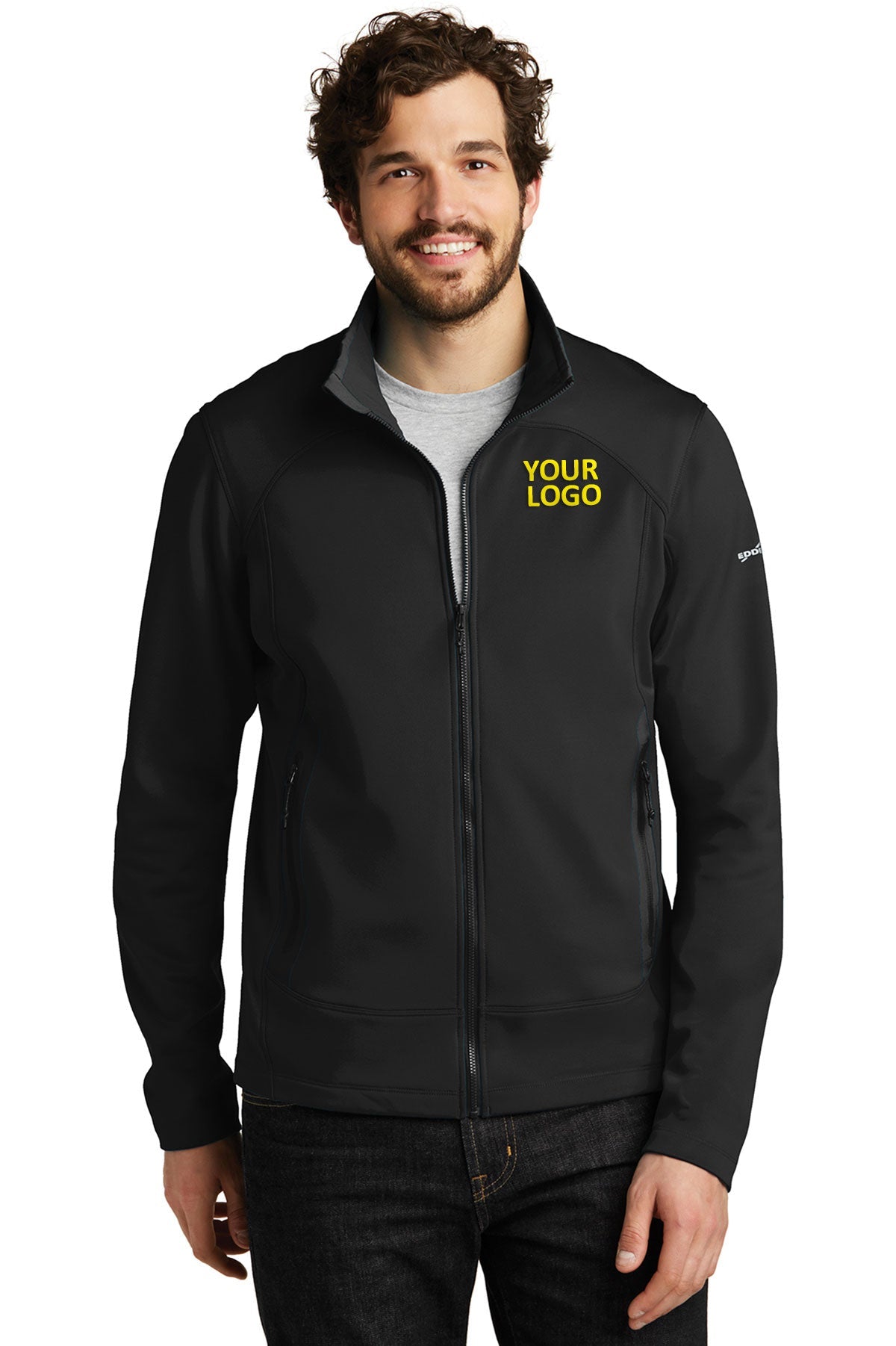 Eddie Bauer Black EB240 custom jackets with logo