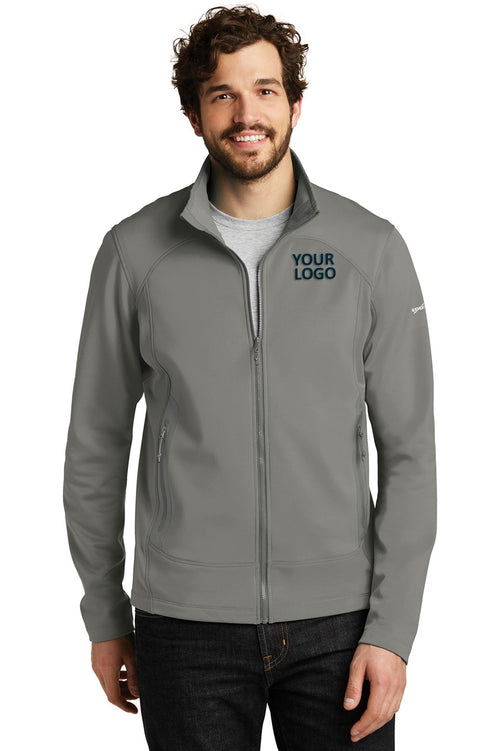 Eddie Bauer Ladies Highpoint Custom Fleece Jackets, Metal Grey