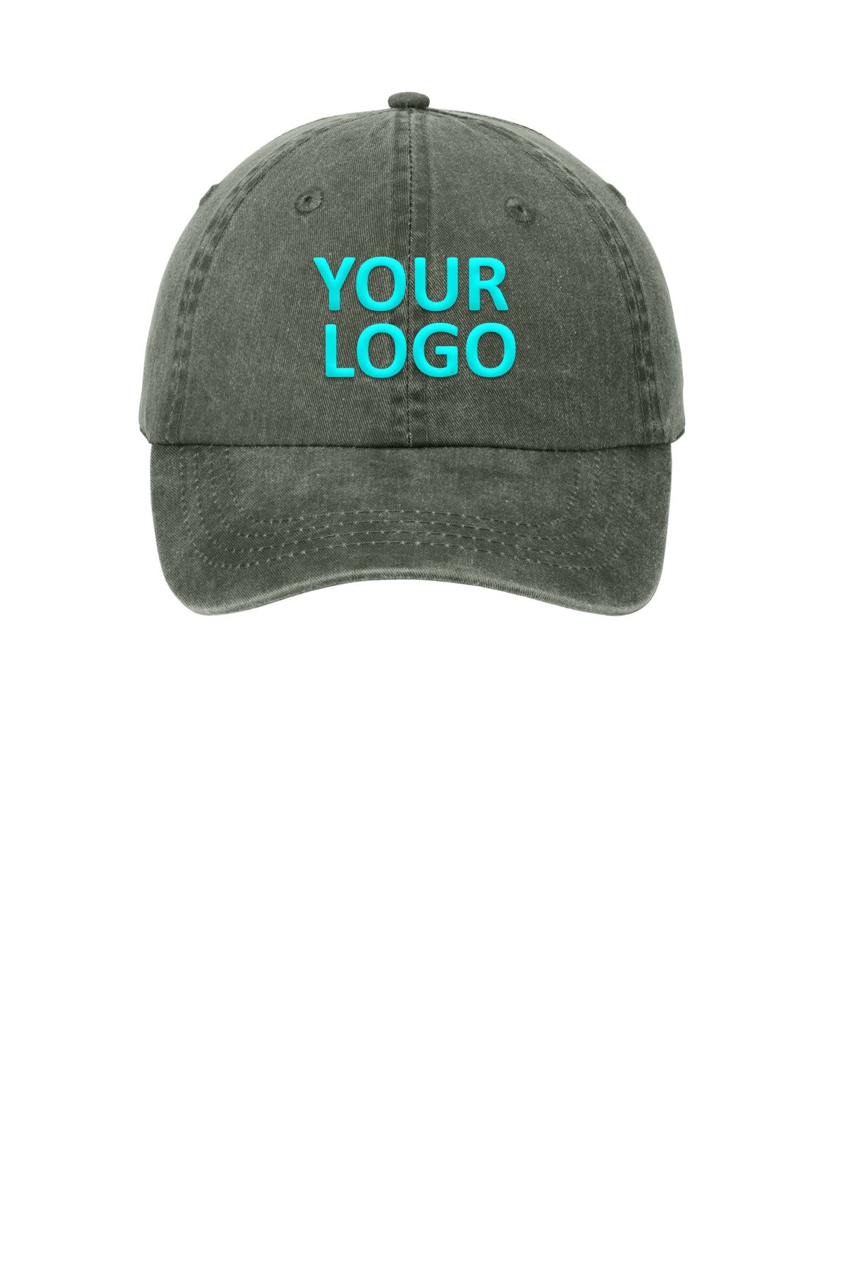 Port Authority Pigment Dyed Customized Caps, Hunter