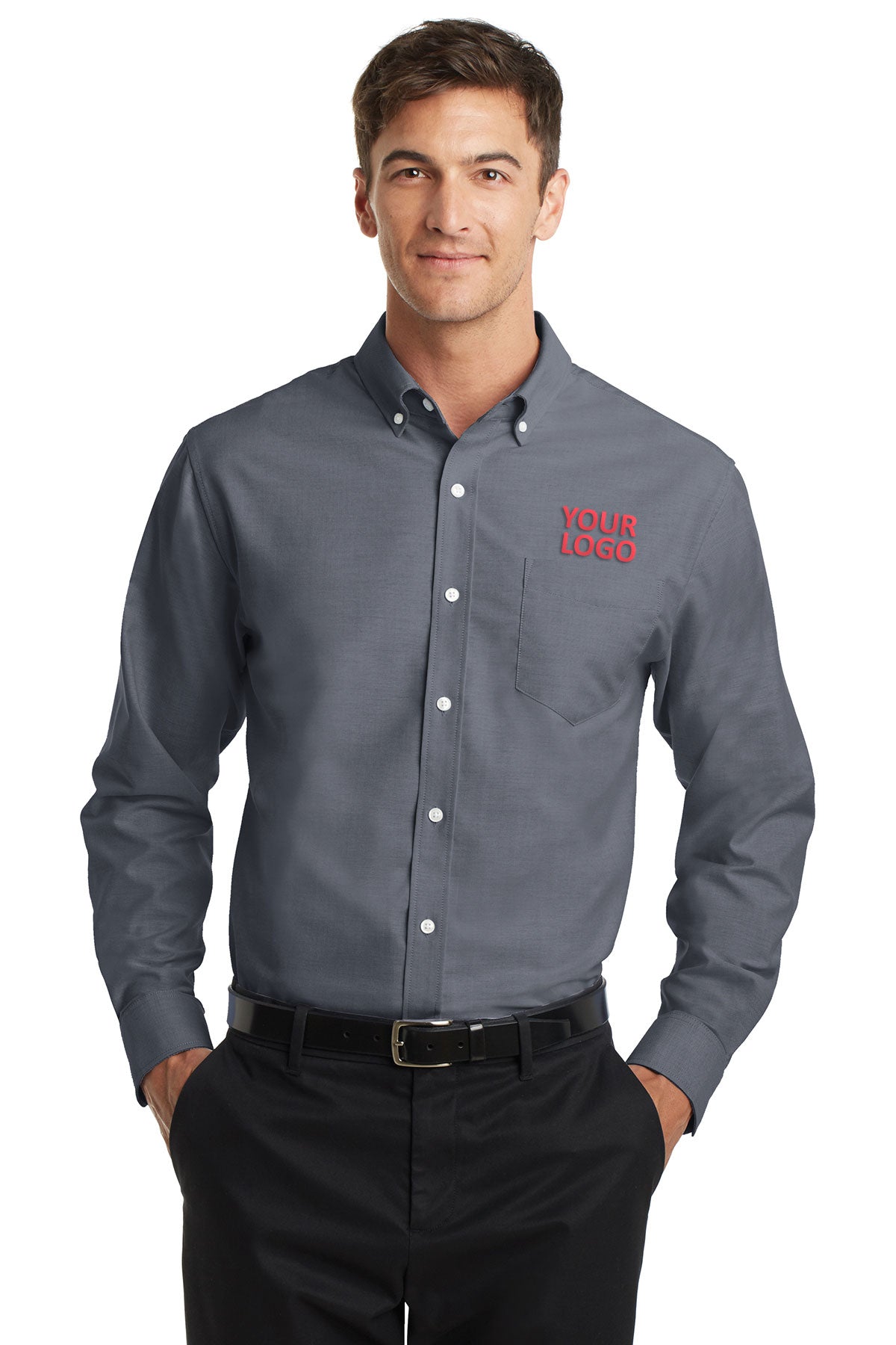 Port Authority Black TS658 custom work shirts