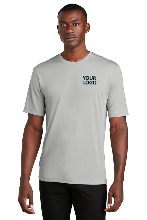 Sport-Tek Long Sleeve PosiCharge Competitor Custom Cotton Touch Tee's, Silver