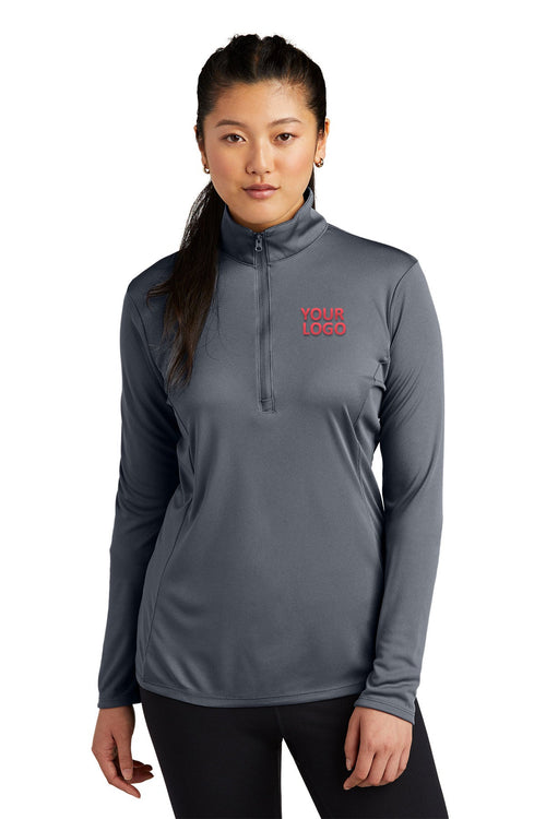 Sport-Tek PosiCharge Competitor Custom 1/4-Zip Pullovers, Grey Concrete