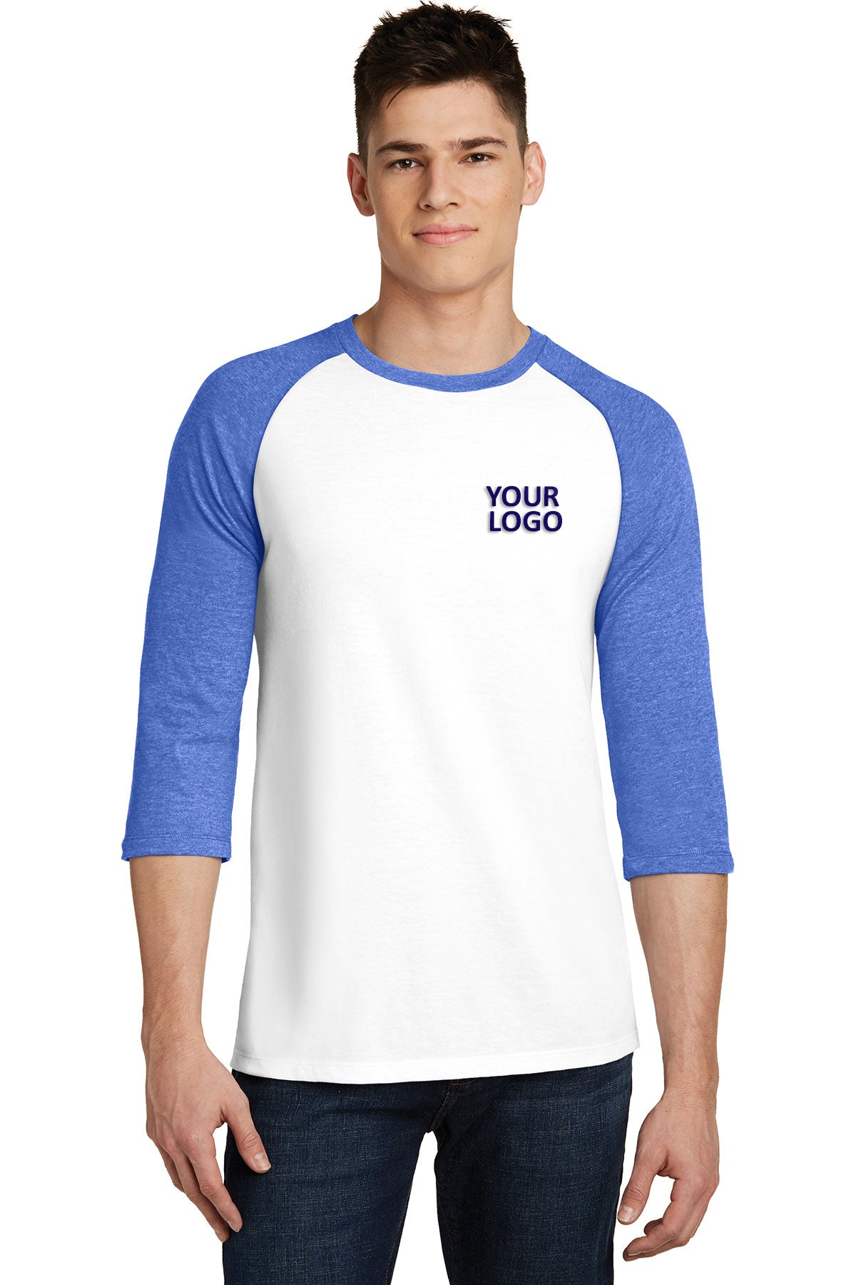 District Young Mens Very Important Tee 3/4-Sleeve Raglan