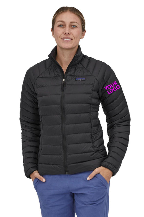 Patagonia Mens Down Sweater Custom Jackets, Black