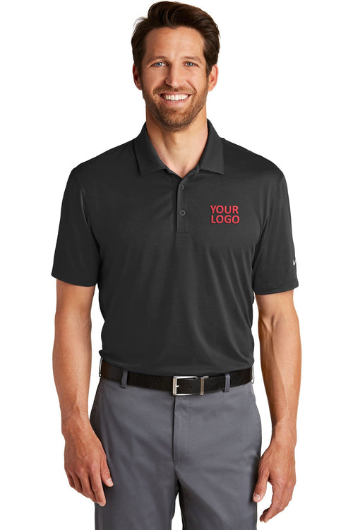Nike Ladies Dri-FIT Legacy Customized Polos, Black