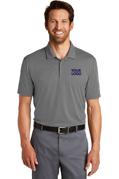 Nike Ladies Dri-FIT Legacy Customized Polos, Dark Grey